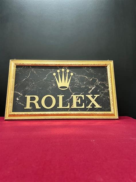 grande quadro espositore Rolex 